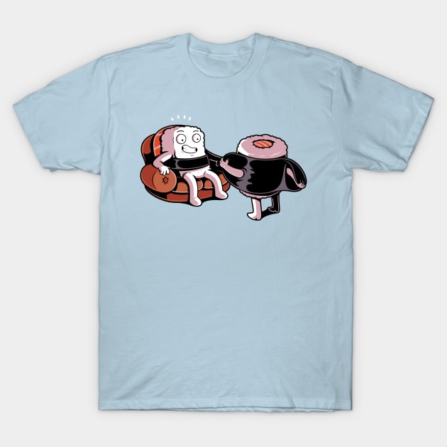 Hot sushi T-Shirt by JayHai